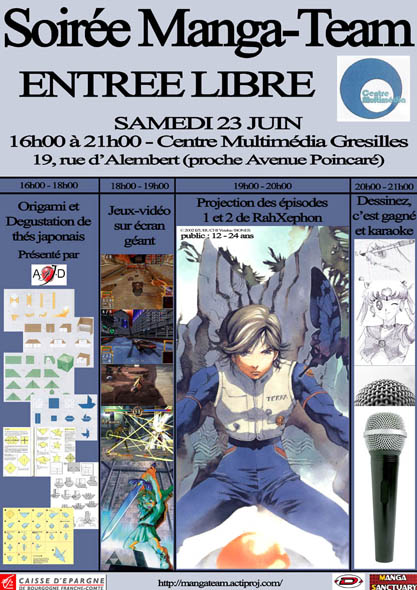 Affiche de l'activité